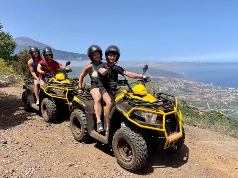 From Puerto De La Cruz: Quad Ride With Snack and Photos - Key Points