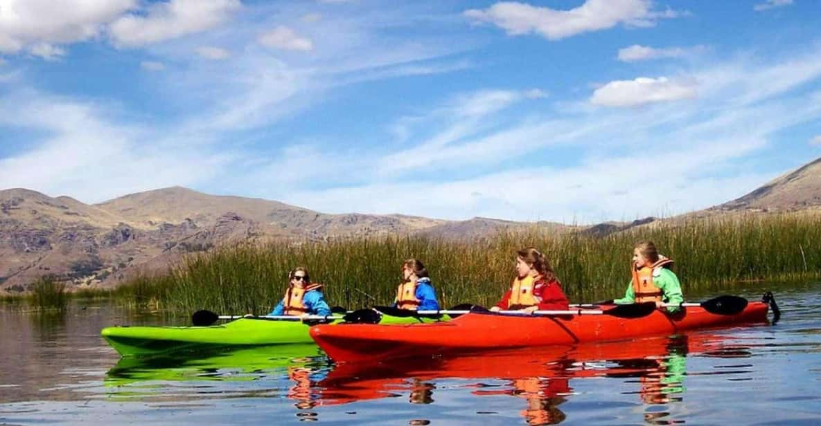 From Puno || Kayak Tour to the Uros Islands || Full Day || - Key Points