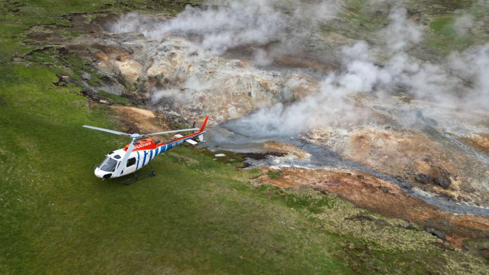 From Reykjavik: Fire and Ice Helicopter Tour With 2 Landings - Key Points