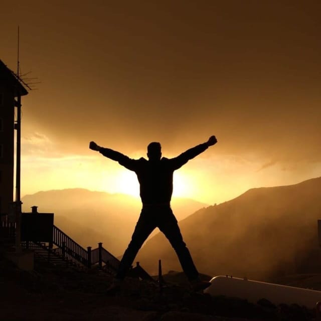 From Santiago: Sunset at Valle Nevado in the Andes Mountains - Key Points