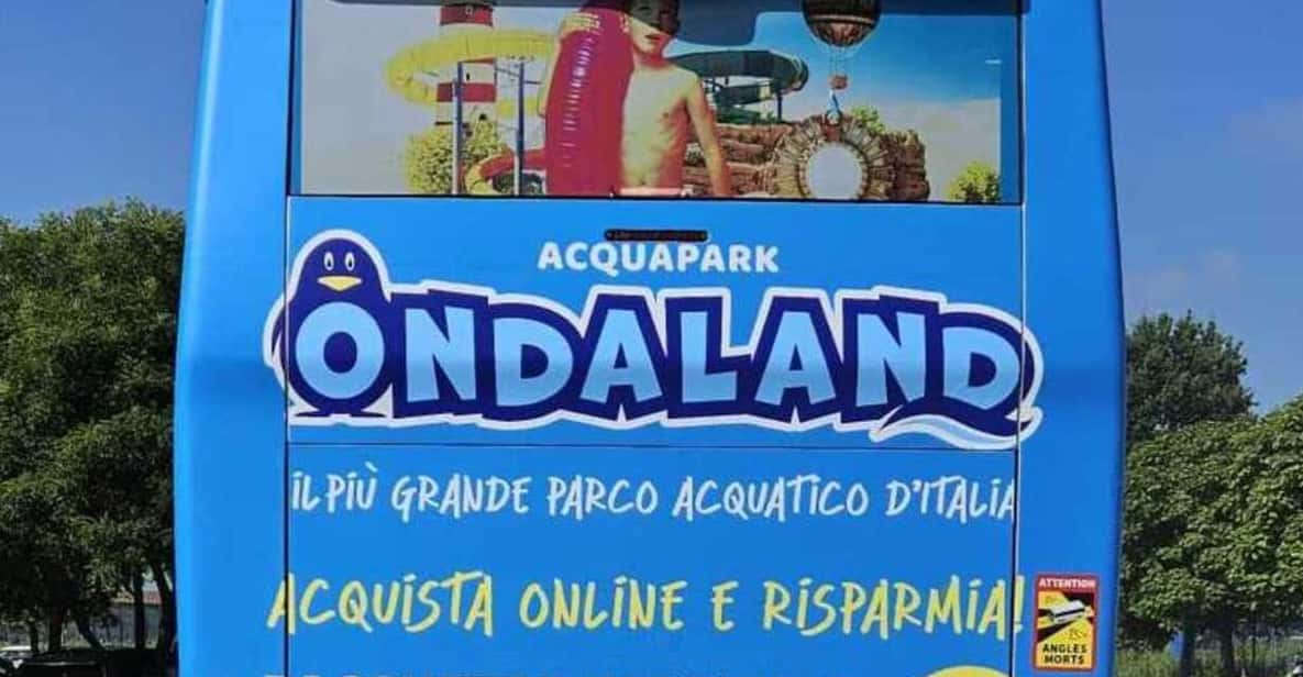 From Turin: Bus Transfer & Entry to Ondaland Water Park - Key Points