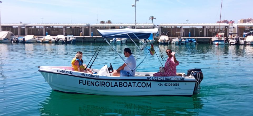 Fuengirola No License Boat From 2 to 4 Hours - Key Points