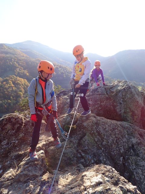 Gerona: via Ferrata Roca De La Creu in Ribes De Freser - Key Points