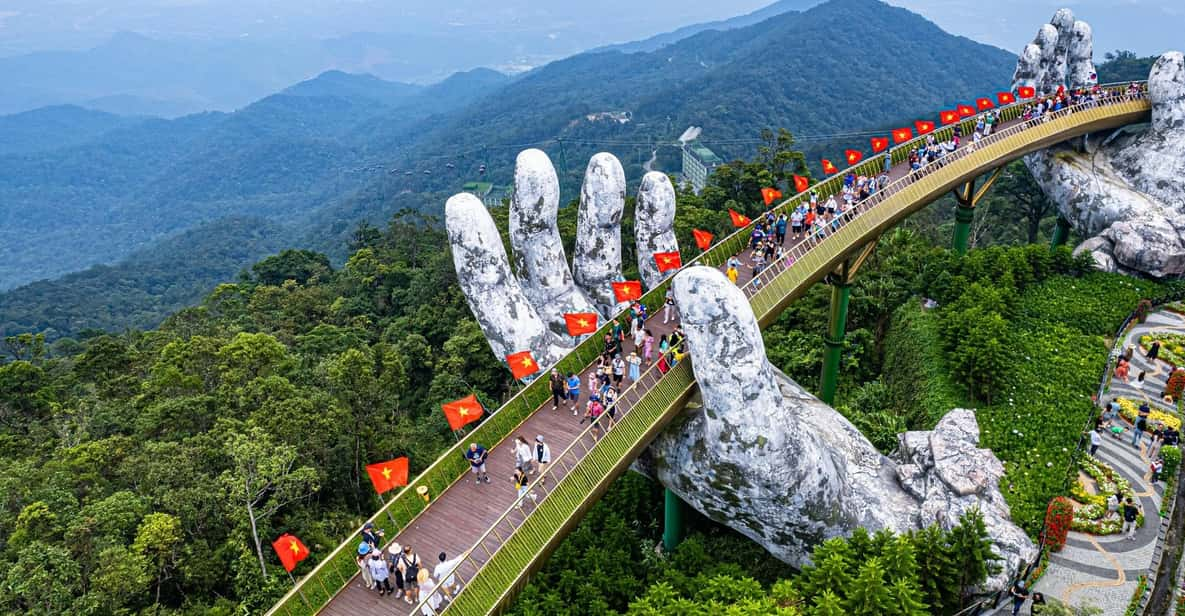 Golden Bridge,Ba Na Hills Full Day Trip From Da Nang/Hoi An - Key Points