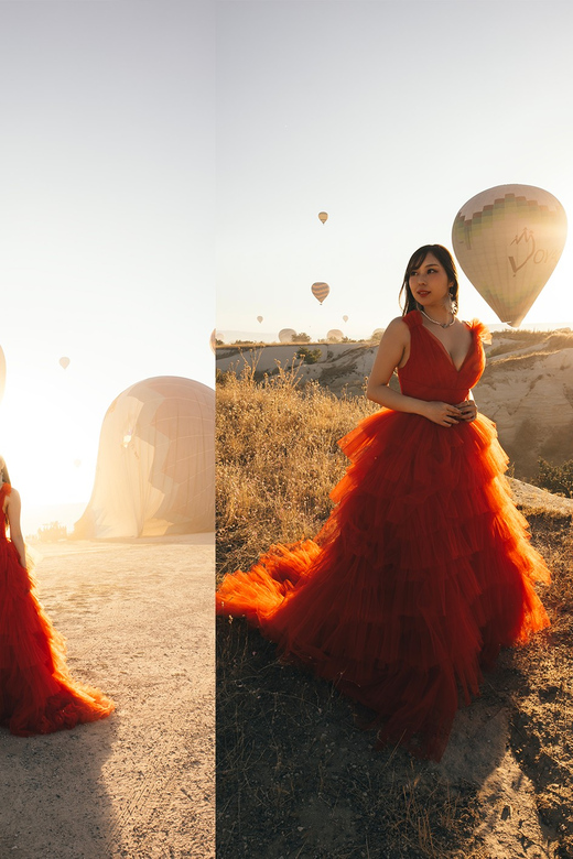 Göreme: Cappadocia Satin Flying Dress Rental - Overview of Dress Rental Service