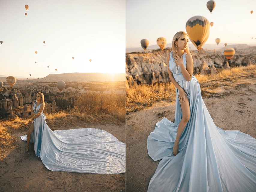 Göreme: Cappadocia Satin Flying Dress Rental - Key Points