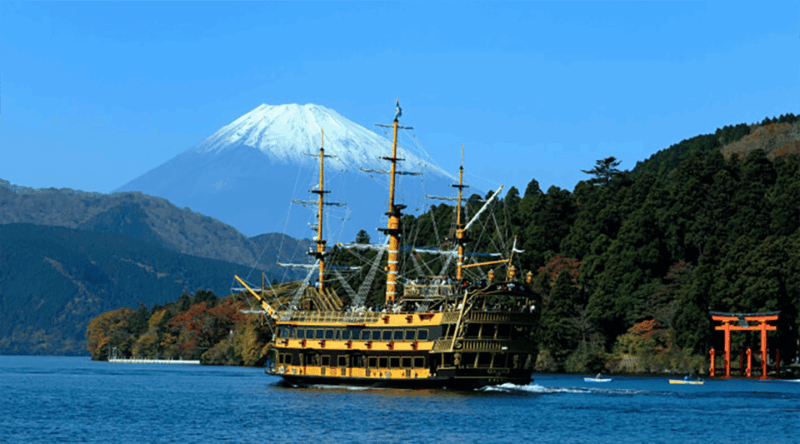 Hakone: Lake Ashi Cruise With Shrine, Hot Springs & Mt. Fuji - Visiting Hakone Shrine