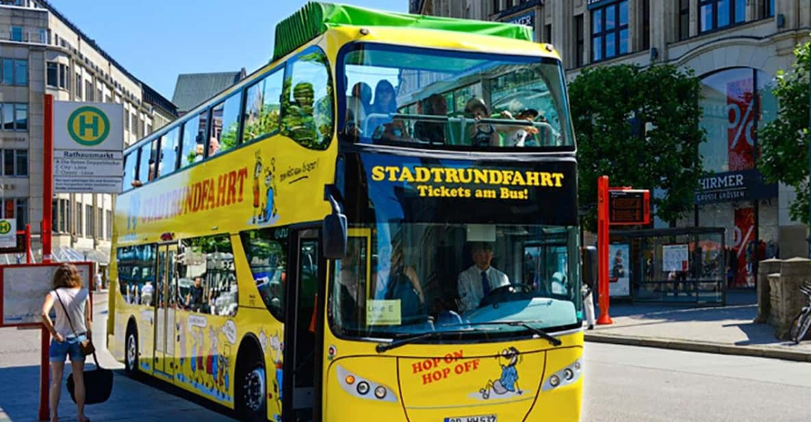 Hamburg: Hop-On Hop-Off Bus Tour Yellow Double Decker - Key Points