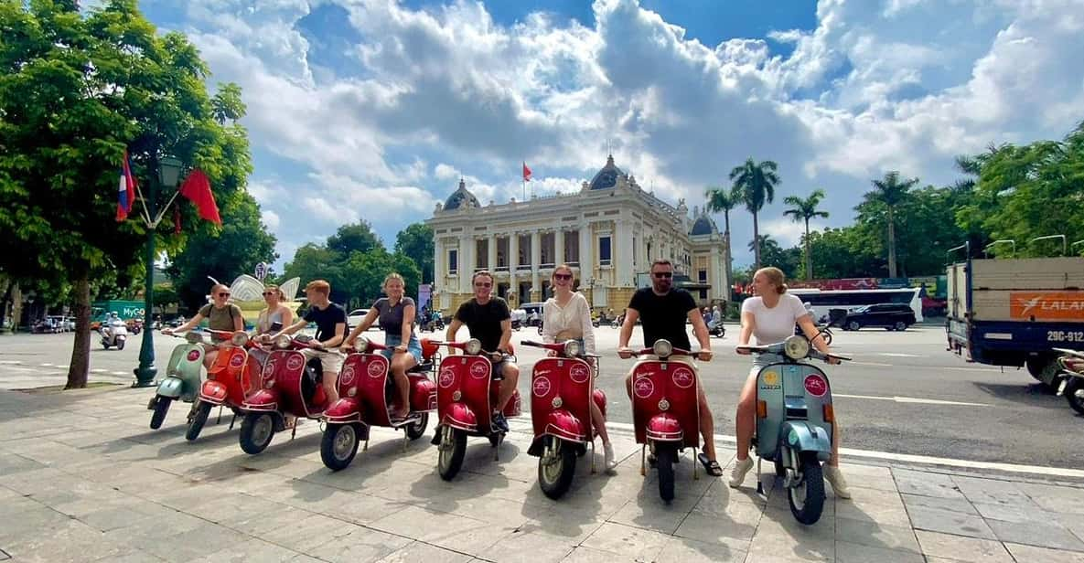 Hanoi: Food and Sightseeing Vespa Tour With 7 Tastings - Key Points