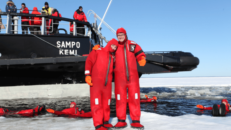 Haparanda/Tornio: Icebreaker Sampo Cruise With Ice Floating