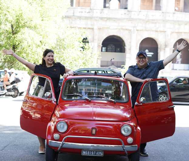 Hello Beautiful: Fiat 500 Vintage Tour in Rome With Aperol Spritz - Key Points