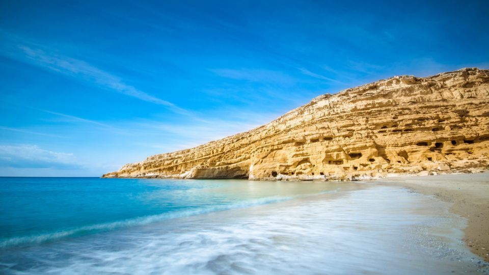 Heraklion: Matala Beach, Hippie Caves, and Gortyn Day Trip - Key Points