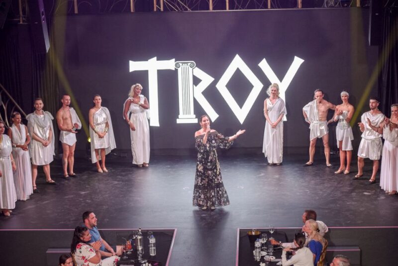 Hersonissos: Troy Dinner-Show Theatre Experience Tickets - Key Points