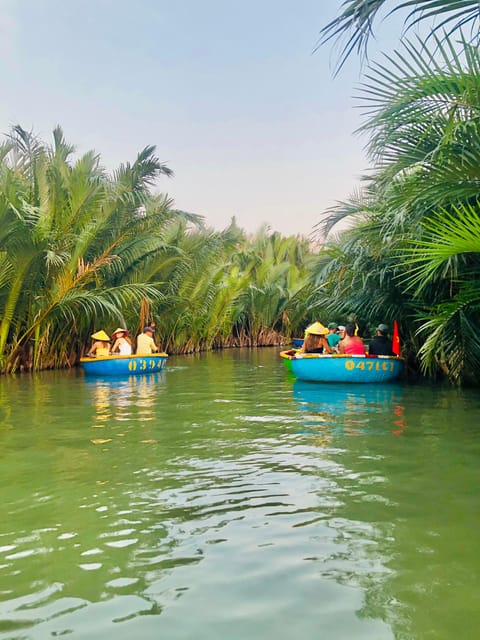 Hoi An Basket Boat in Water Coconut Forest W Transportation - Key Points