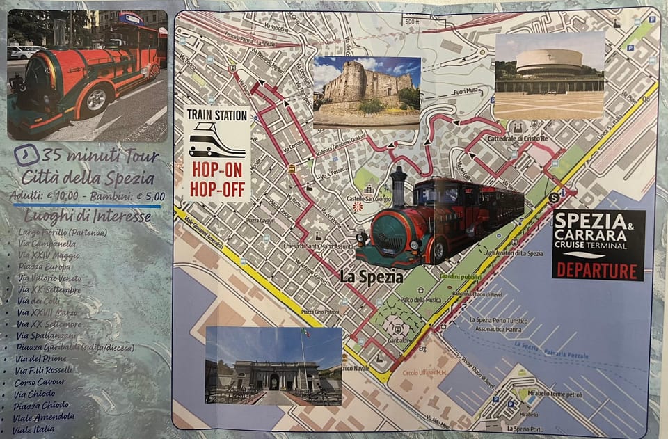 Hop On Hop Off EXPERIENCE LA SPEZIA Tour - Key Points