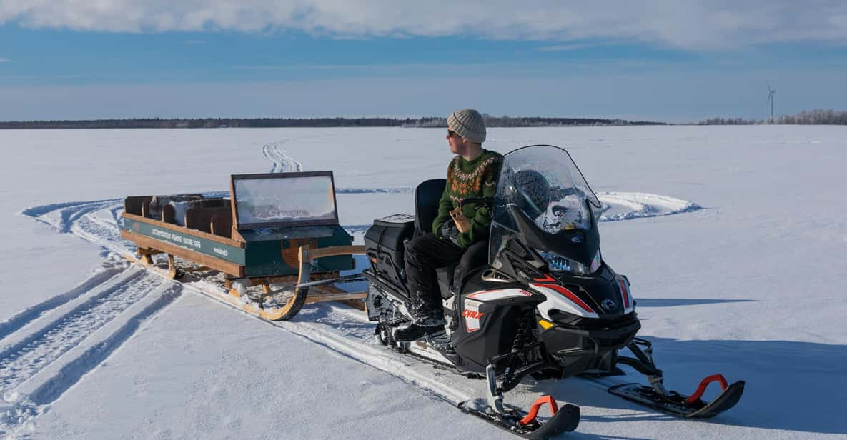 Ii: Frozen River and Sea From a Snowmobile Sleigh - Key Points