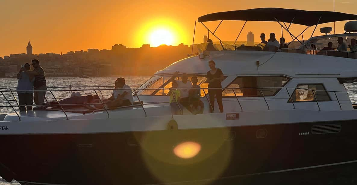 Istanbul: Luxury Yacht Tour at Sunset With Snacks - Key Points