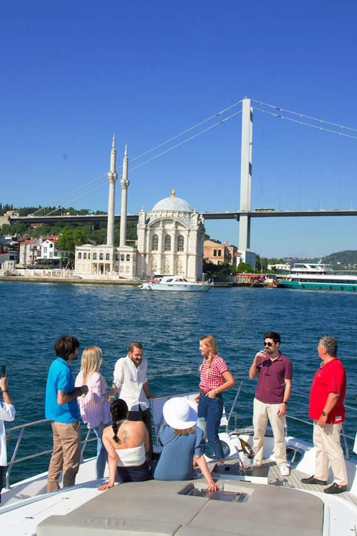 Istanbul Yacht Sightseeing Day Sunset Evening Bosporus Tour - Key Points