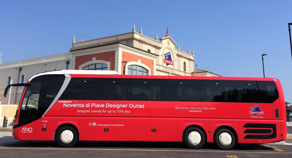 Jesolo Lido: Express Bus to Noventa Di Piave Designer Outlet - Key Points