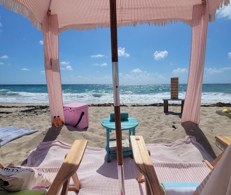 Juno Beach: All-Inclusive Beach Day Cabana Rental - Key Points