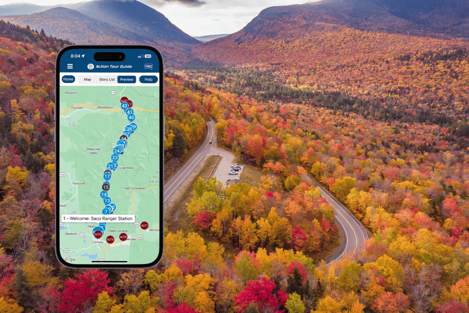 Kancamagus Scenic Highway Self-Driving Audio Tour - Key Points