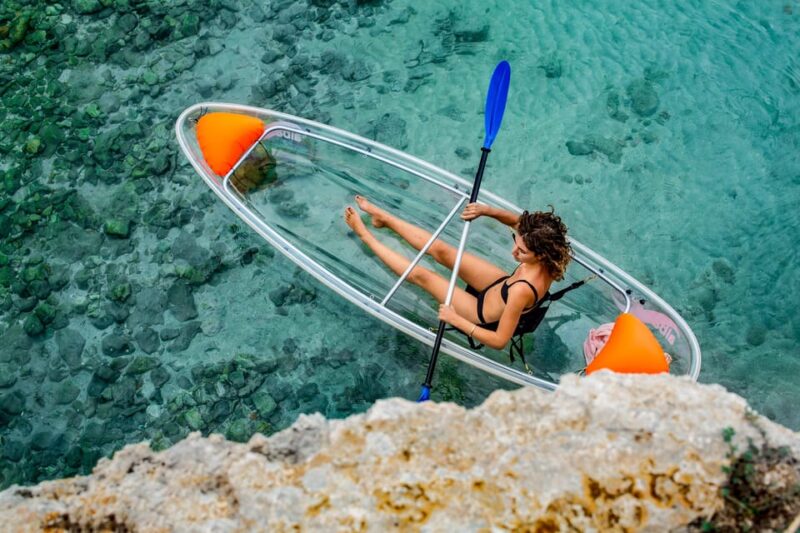 Kayak Tour at Faraglioni Di Scopello With Transparent Kayaks - Key Points