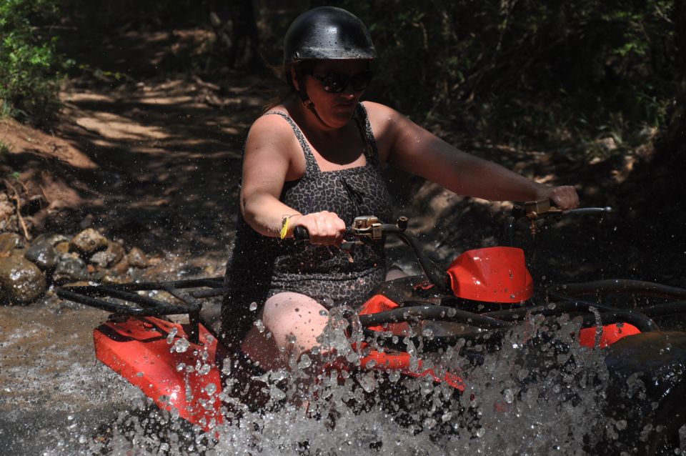 Kemer: Forest, Mud, and Streams Quad Safari Tour With Pickup - Key Points