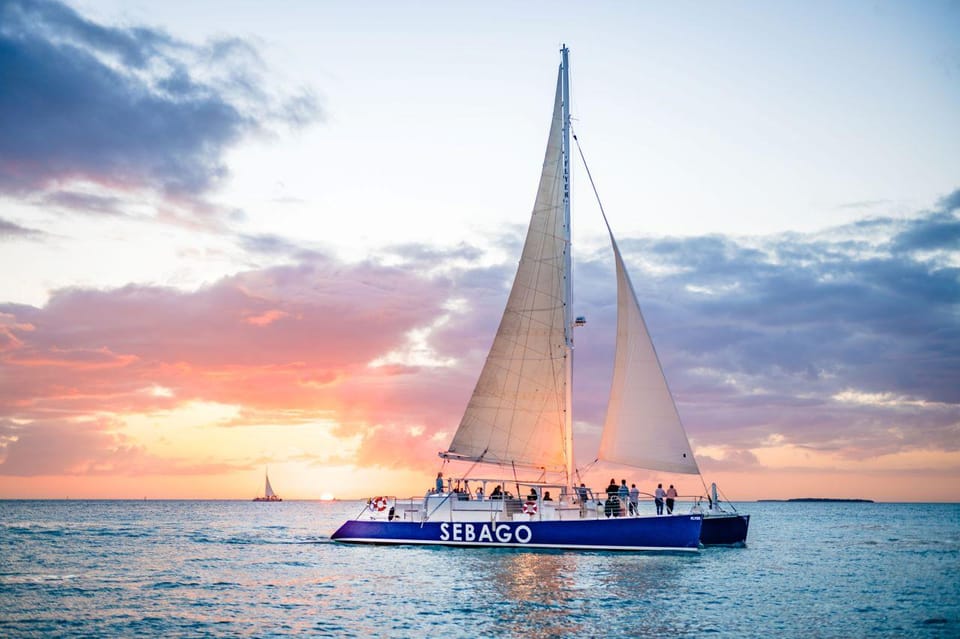 Key West: Catamaran Champagne Sunset Sail - Key Points