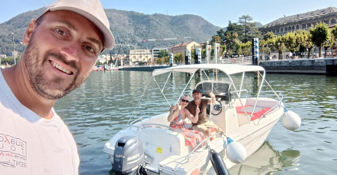 Lake Como: 4-Hour Private Boat Rental - Key Points