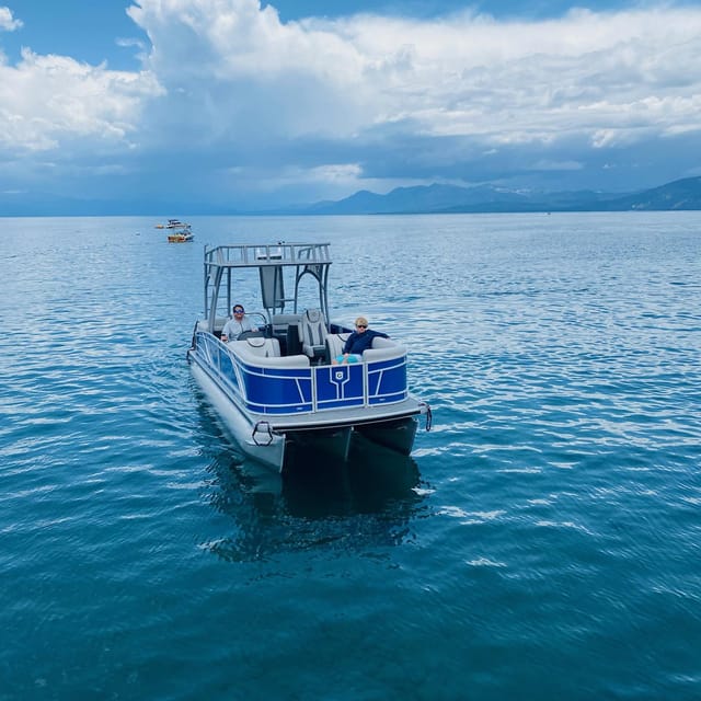 Lake Tahoe: Luxury Pontoon Boat Rental With Water Slide - Key Points