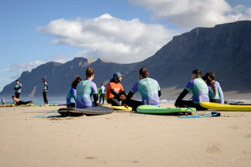 Lanzarote: Famara Beach Surfing Lesson for All Levels - Key Points