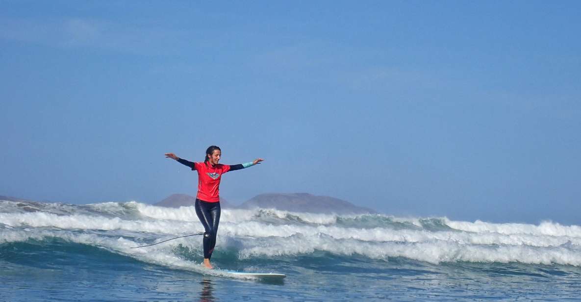 Lanzarote: Longboard Surf Lesson on Famara Beach for All Levels - Key Points