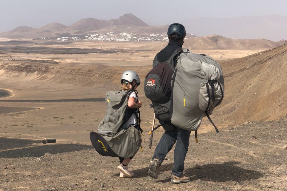 Lanzarote: Tandem Paragliding Flight Over Lanzarote - Key Points