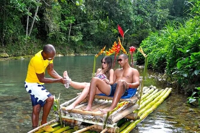 Lethe Bamboo Rafting With Limestone Foot Massage From Montego Bay - Highlights of the Experience