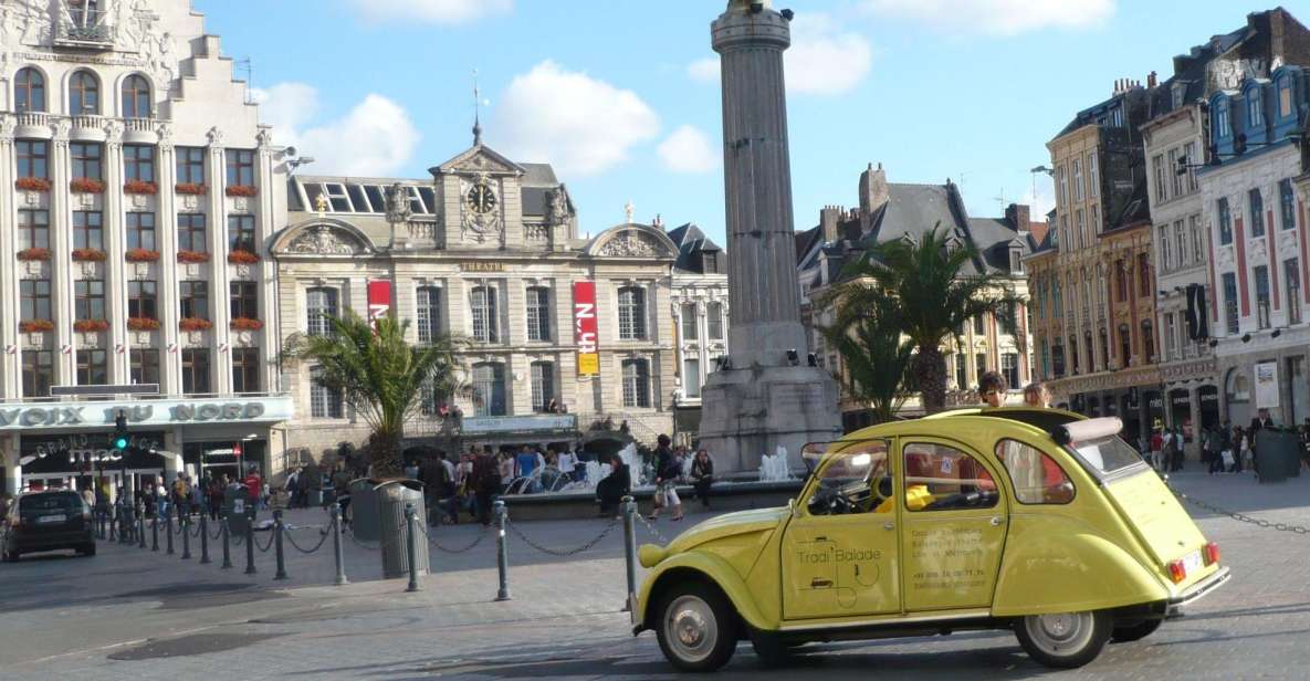 Lille Driving Tour by Convertible Citroen 2CV - Key Points