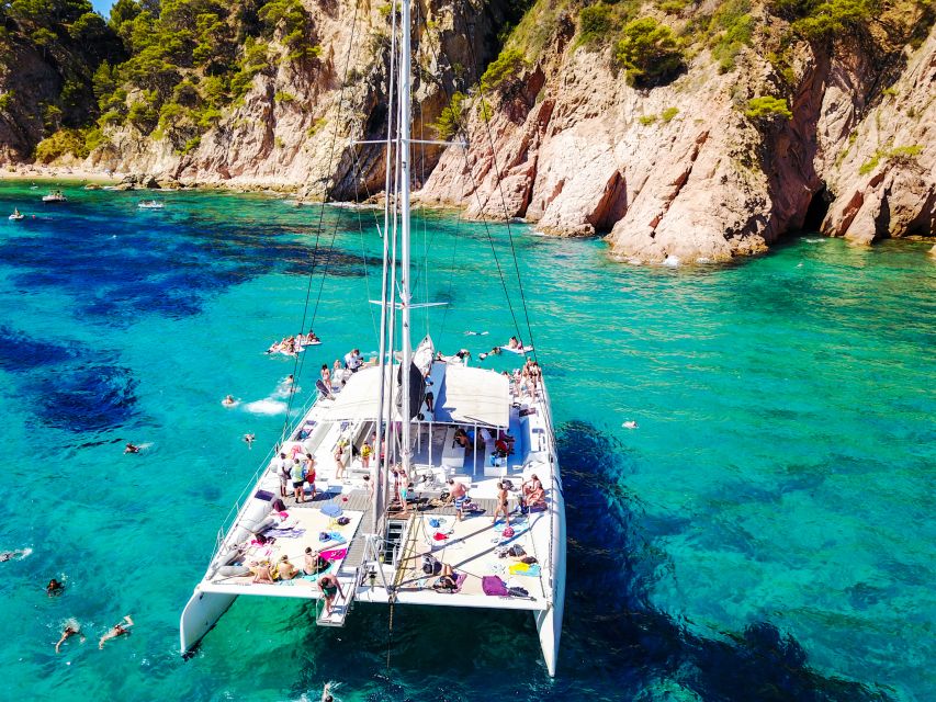 Lloret De Mar: Catamaran Sailing Cruise With BBQ and Drinks - Key Points