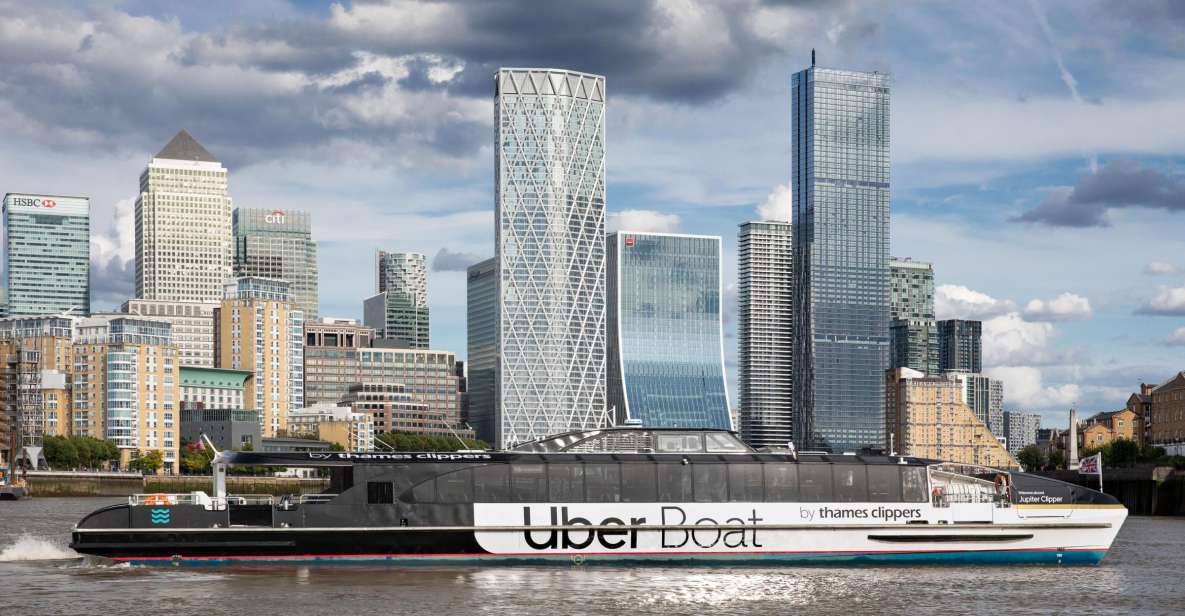 London: Uber Boat by Thames Clippers Hop-On Hop-Off Day Pass - Good To Know