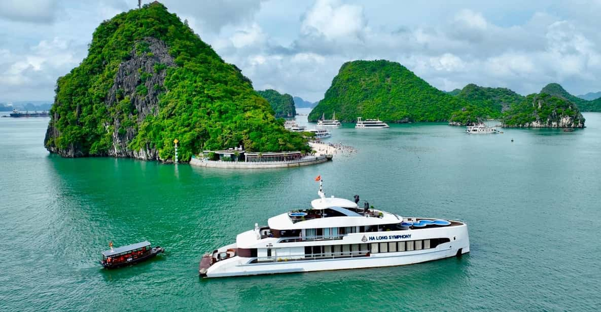 Luxury Ha Long Symphony Day Cruise With Lunch, Cave & Island - Key Points