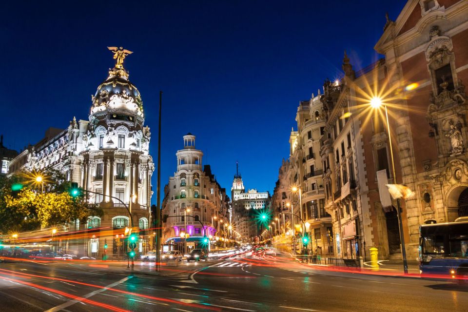 Madrid: Sunset Walking Tour With Optional Flamenco Show - Key Points