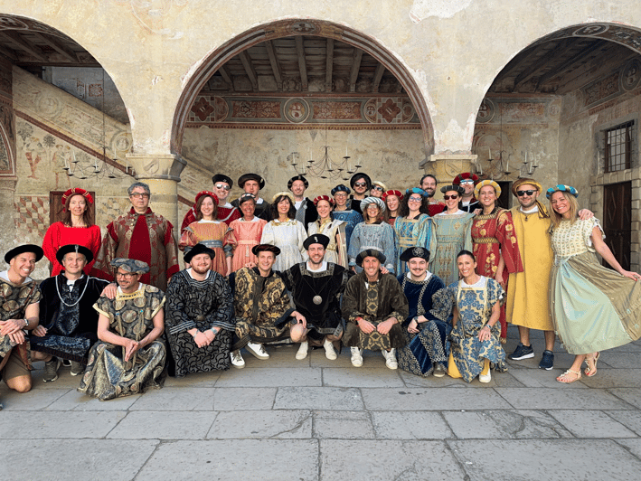 Malpaga Castle Guided Tour With Period Dresses