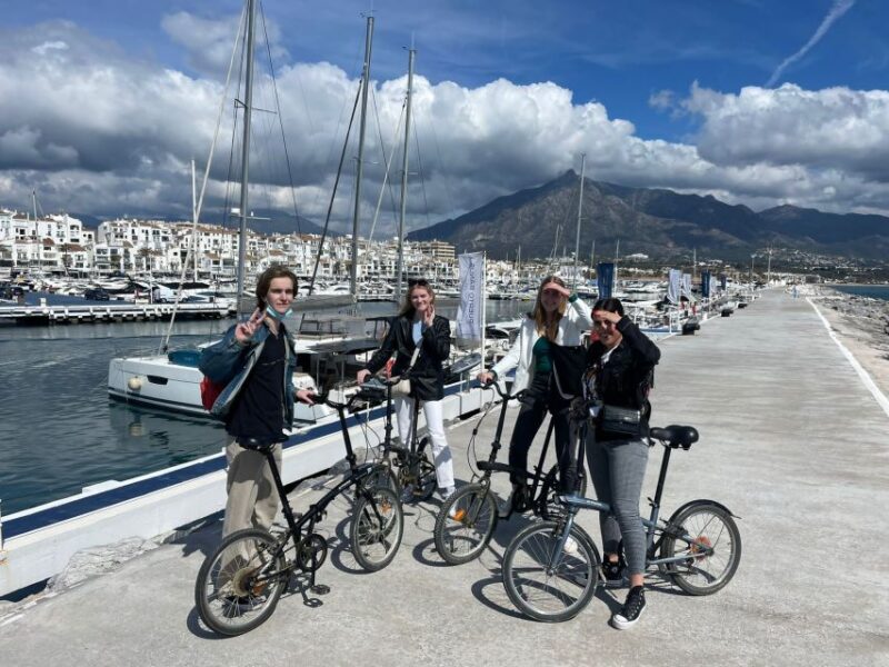Marbella: Guided Bike Tour With Tapas Tasting and Drinks - Key Points