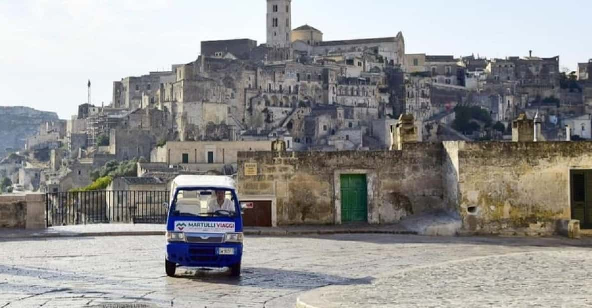 Matera: City Center and Murgia Park Porter Tuk-Tuk Tour - Key Points