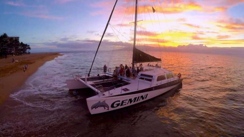 Maui: 2 Hour Sunset Dinner Sail With Open Bar and Appetizers - Key Points