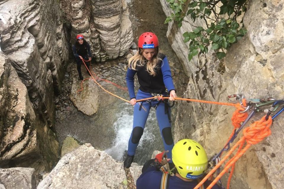 Megalo Papingo: Canyoning With Rappel Section a - Key Points