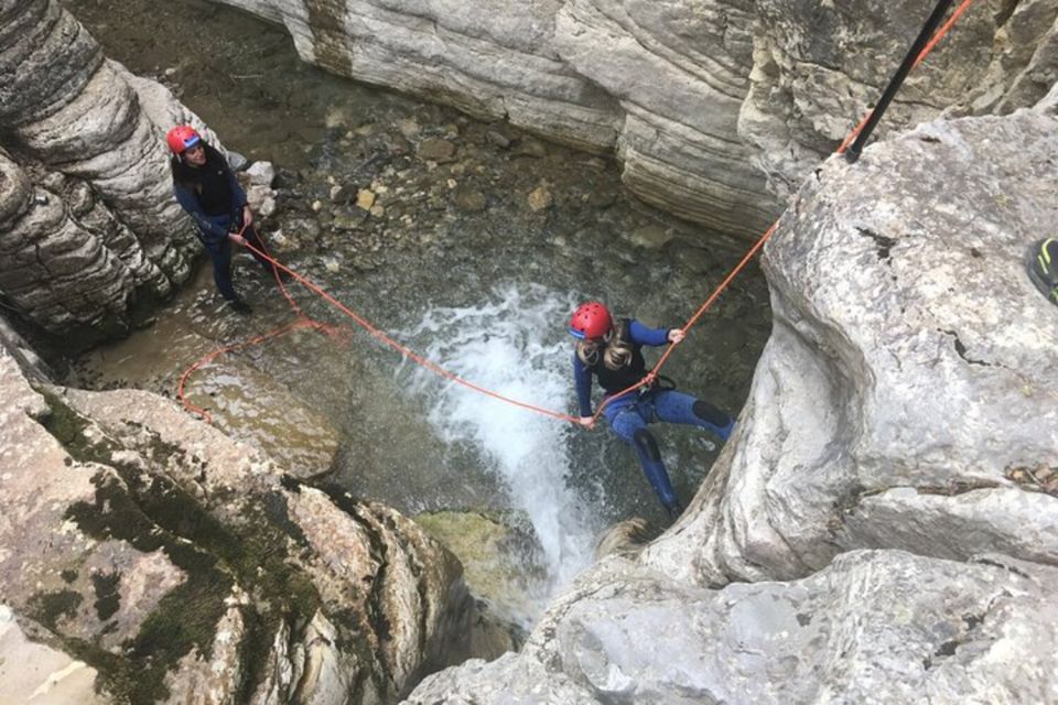 Megalo Papingo: Canyoning With Rappel Section B - Key Points