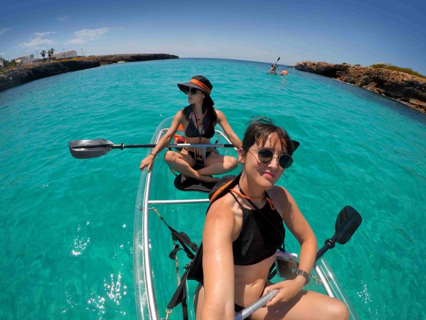 Menorca: Guided Transparent Kayaking Tour - Key Points