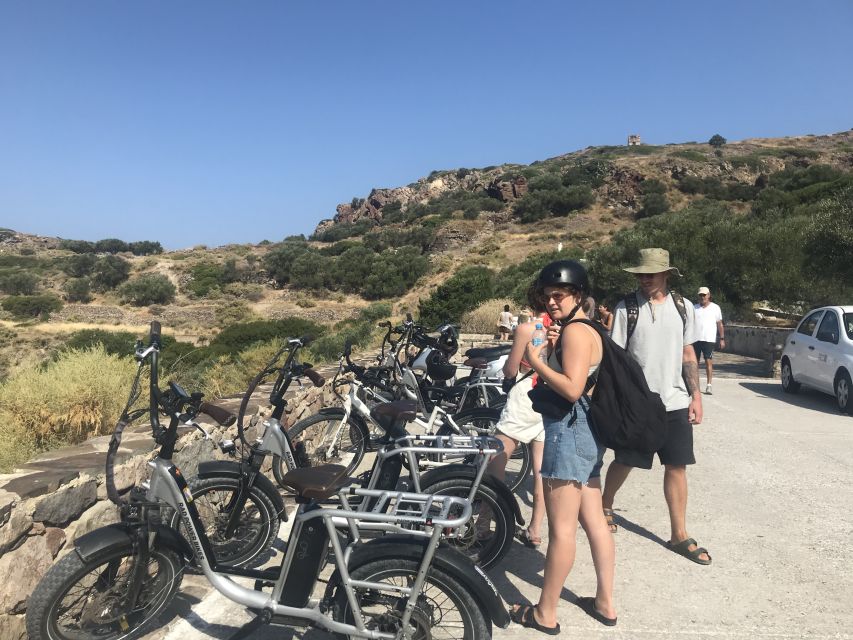 Milos: Half Day Electric Bike Tour With Sarakiniko Beach - Key Points