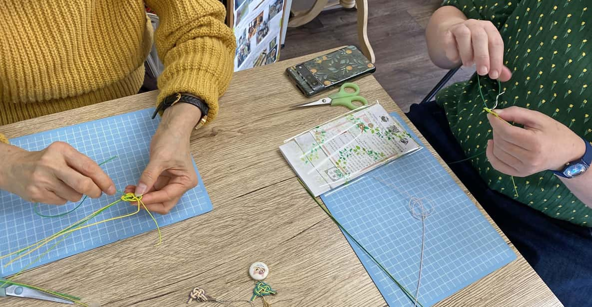 Mini Origami Lamp and Mizuhiki Knot Belt Workshop in Ueno - Workshop Details