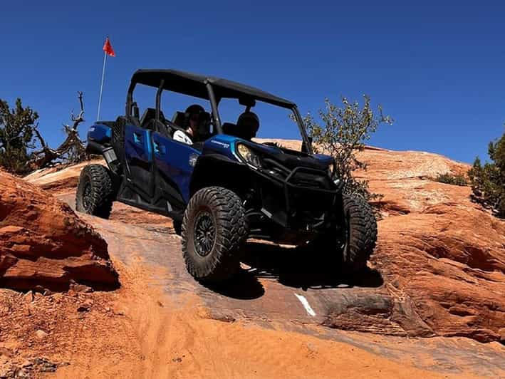 Moab: U-Drive UTV Sunset Guided Adventure on Hells Revenge - Key Points