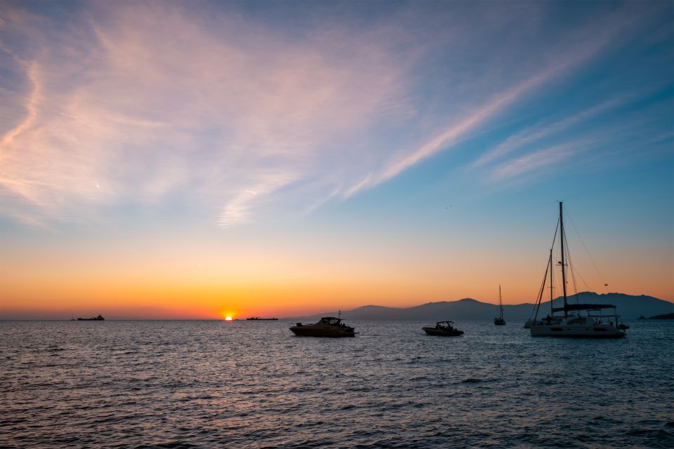 Mykonos: Sunset Cruise With a Buffet of Greek Delicacies - Key Points